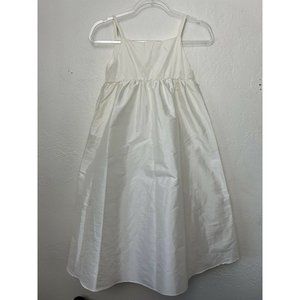 US Angels Dress Taffeta Off White Ivory Girls 12 W